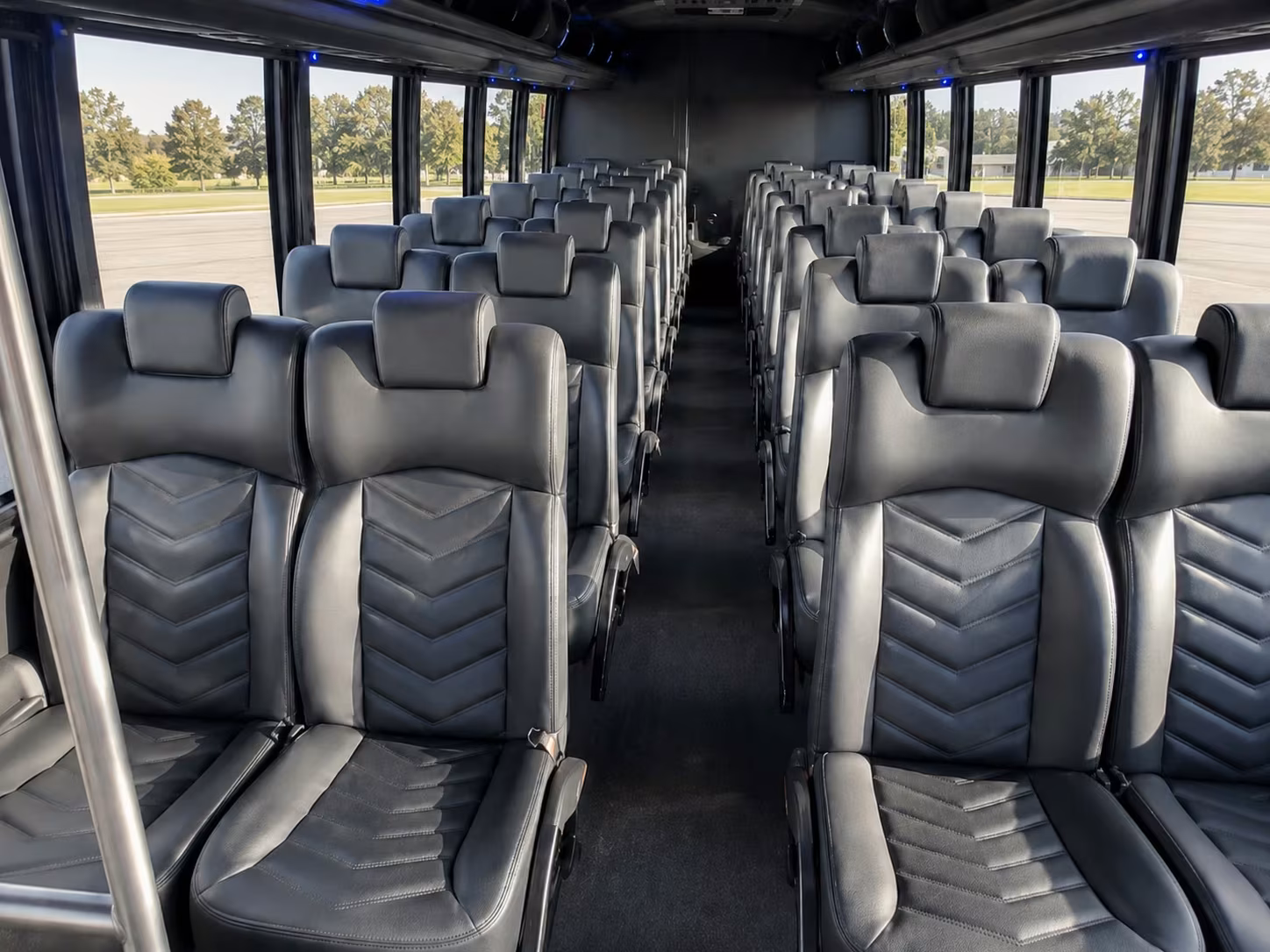 15 passenger minibus inside