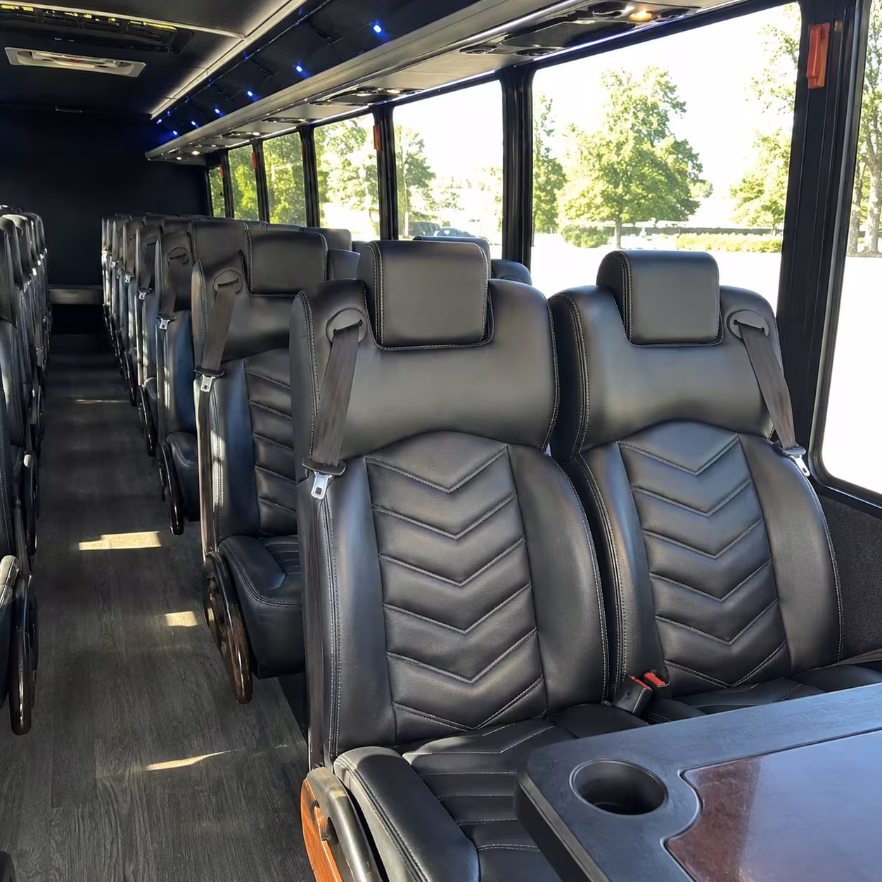 35 passenger minibus inside