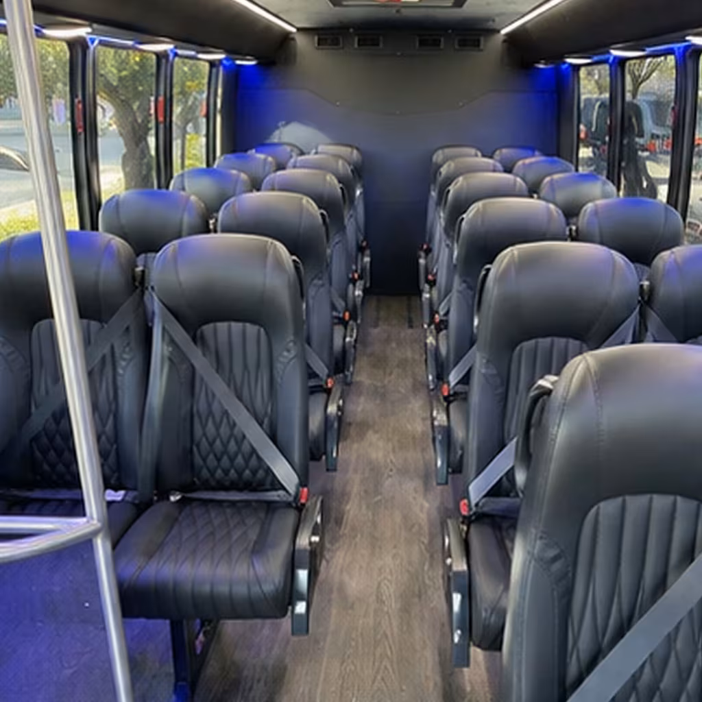35 passenger minibus interior