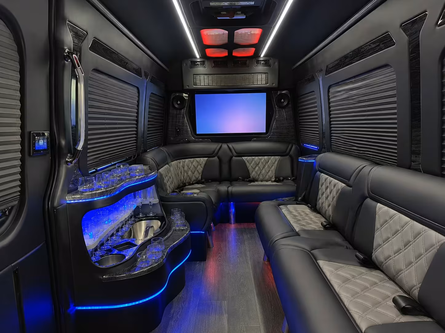 sprinter vans and limo buses for chula vista prom couples